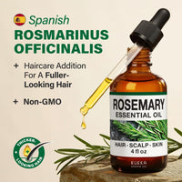 100% Pure & Natural Rosemary Oil for Hair, Skin, Aromatherapy & Soap Making Scent (4 Fl Oz / 118 Ml)
