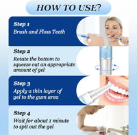 Neslemy Gum Shield Therapy Gel, Instant Treatment Essence, Dentizen Gum Therapy Gel, Teeth Whitening Essence Pen (3PCS)
