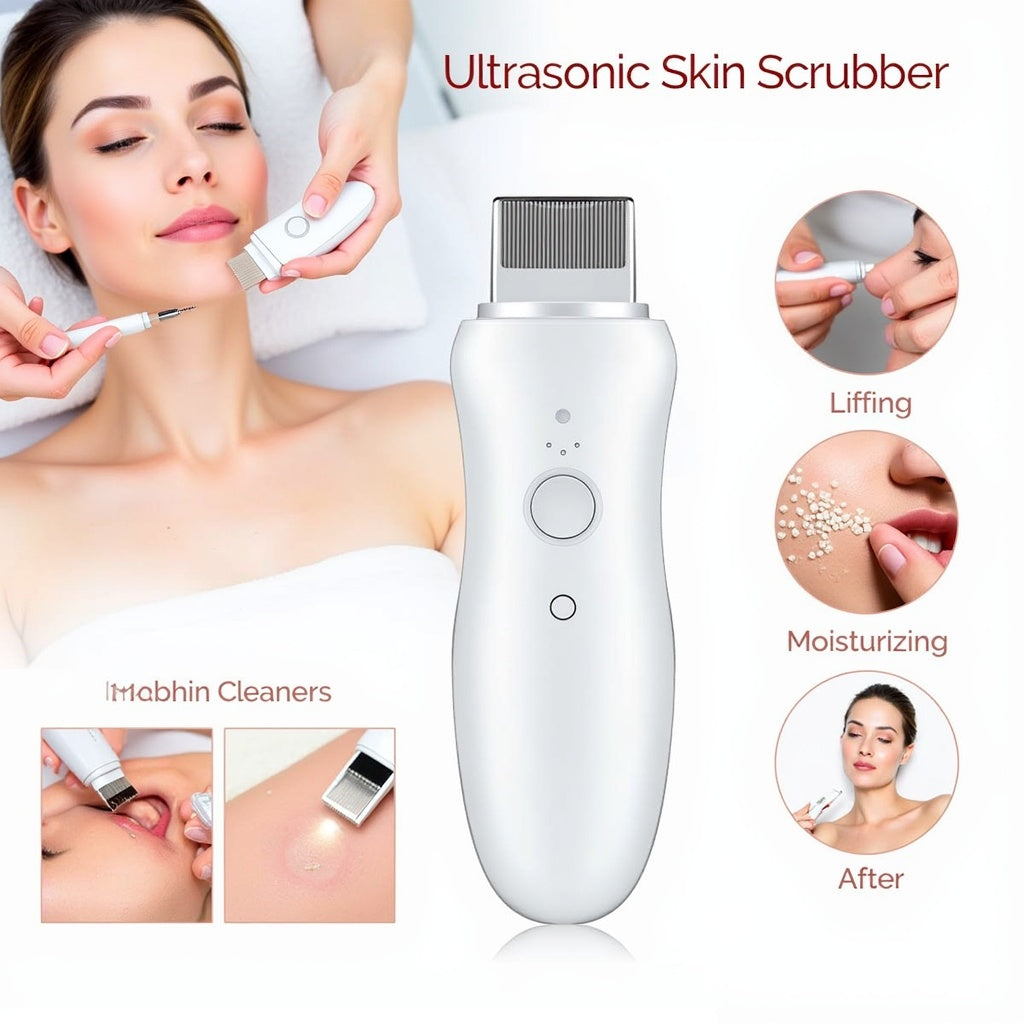 Professional No Ultrasonic Facial Skin Scrubber